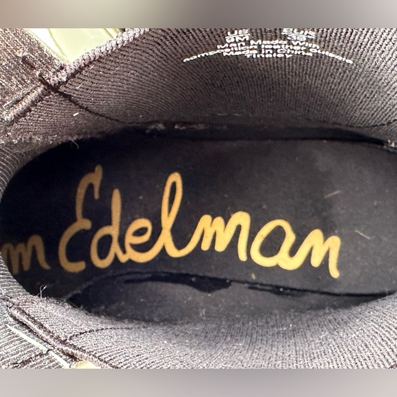 SAM EDELMAN Tinsley Rain Boots Green Rubber Women Size 9 - Picture 3 of 6